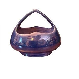 Vintage Czech Lusterware Basket